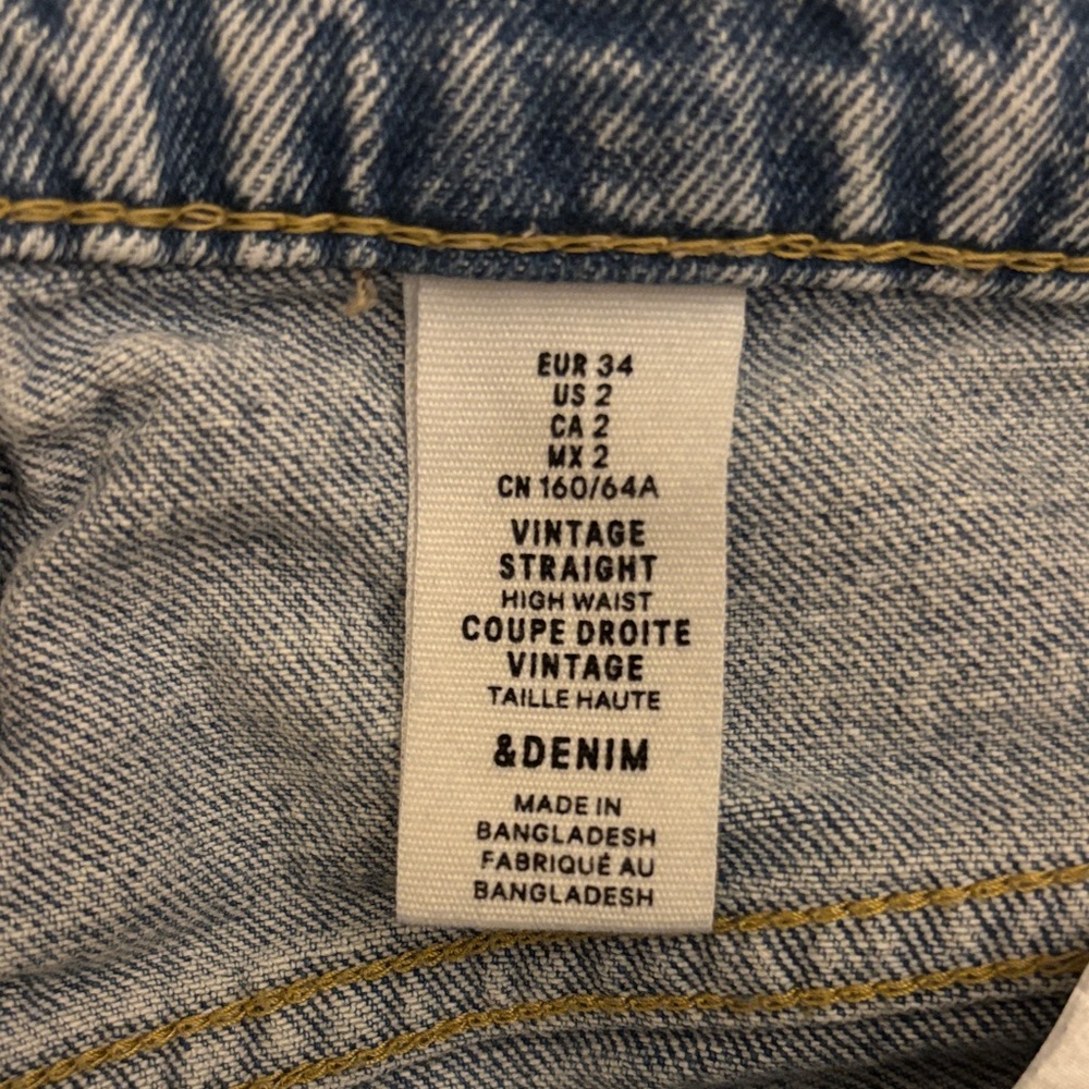 Vintage Distressed Women Jeans - Picture 3 of 4